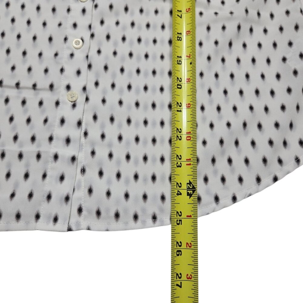 Kenar Blouse Womens Small Sleeveless Button Down Polka Dot Top Career Workwear - Picture 5 of 11